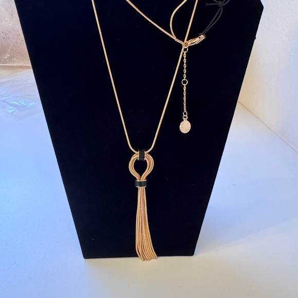 Vince Camuto Jewelry - Vince Camuto Elegant Gold Tassel Necklace- long